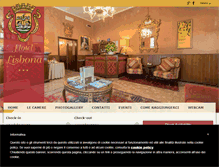 Tablet Screenshot of hotellisbona.com